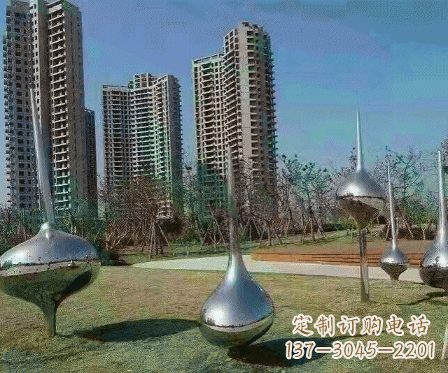 福州精致的不锈钢陀螺雕塑