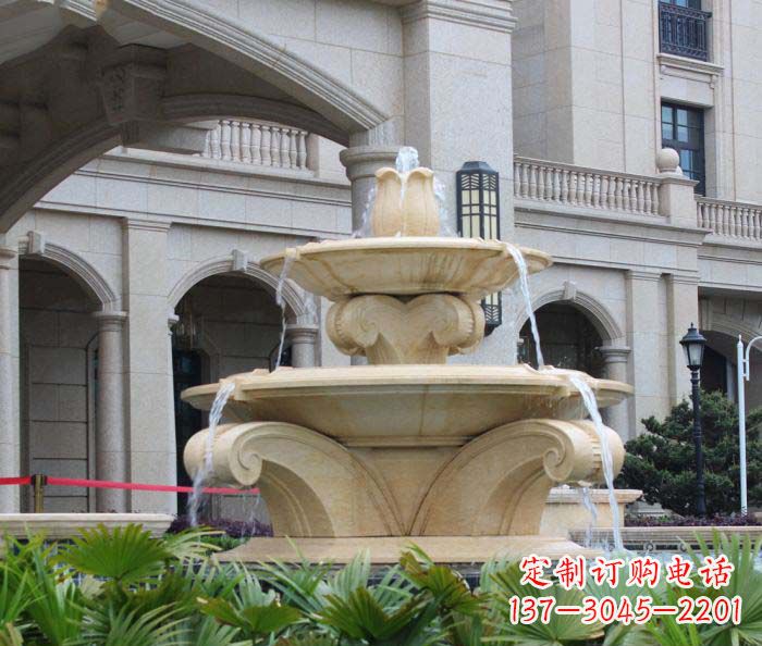 福州别墅景观欧式喷泉石雕_1