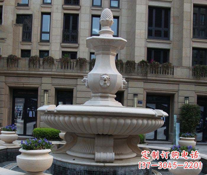福州别墅景观欧式喷泉石雕_2