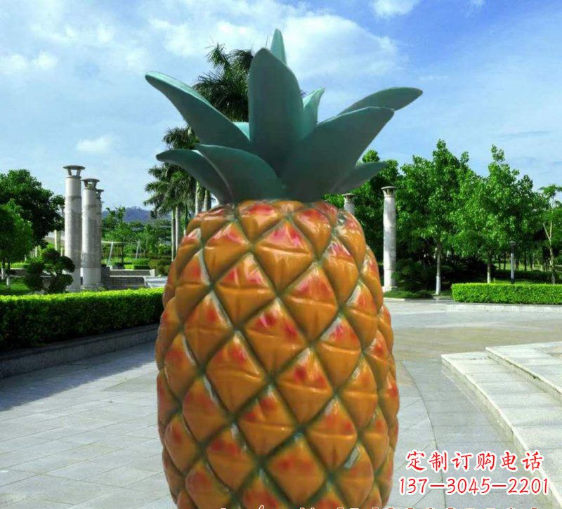 福州玻璃钢菠萝雕塑