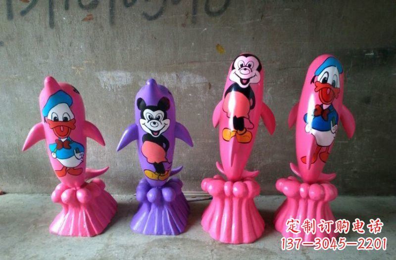 福州玻璃钢海豚雕塑把海洋之美带到你家