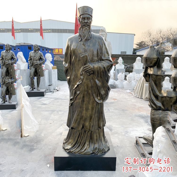 福州玻璃钢仿铜苏轼苏东坡名人雕塑