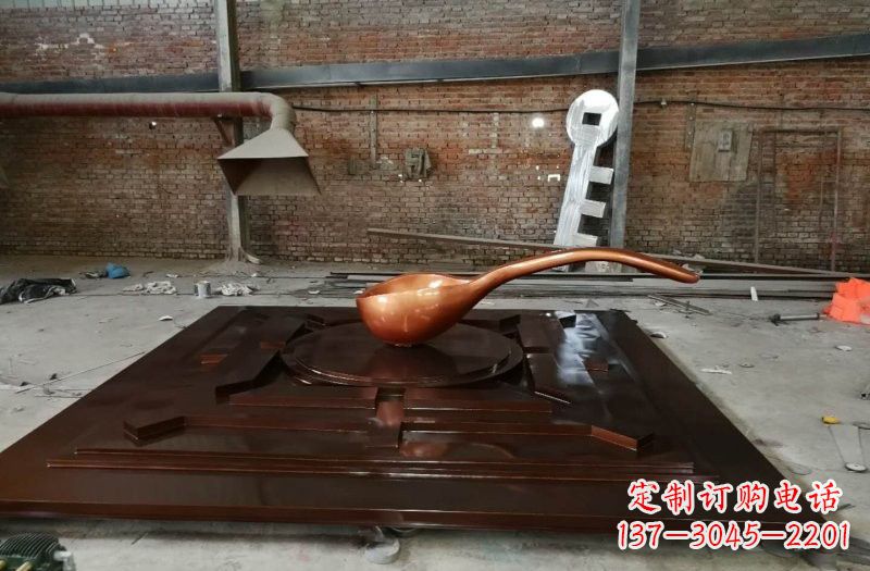 福州玻璃钢仿铜司南案例