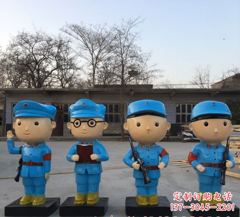 福州玻璃钢制作的红军雕塑传承精神