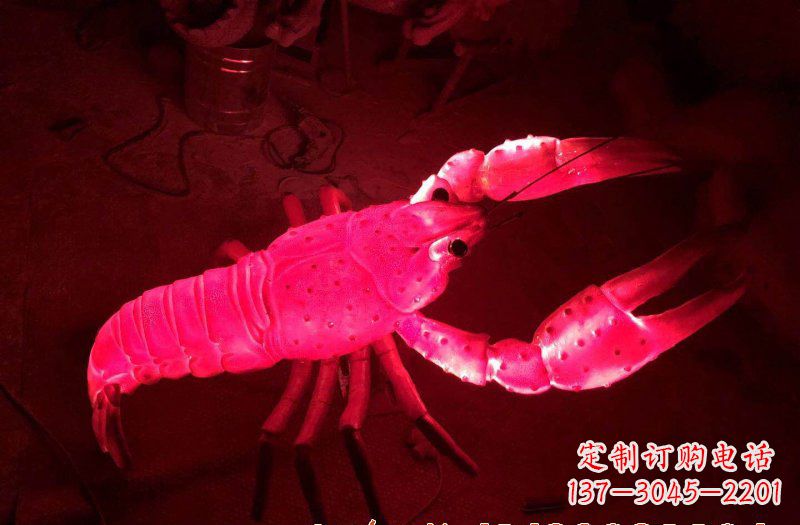 福州玻璃钢龙虾雕塑