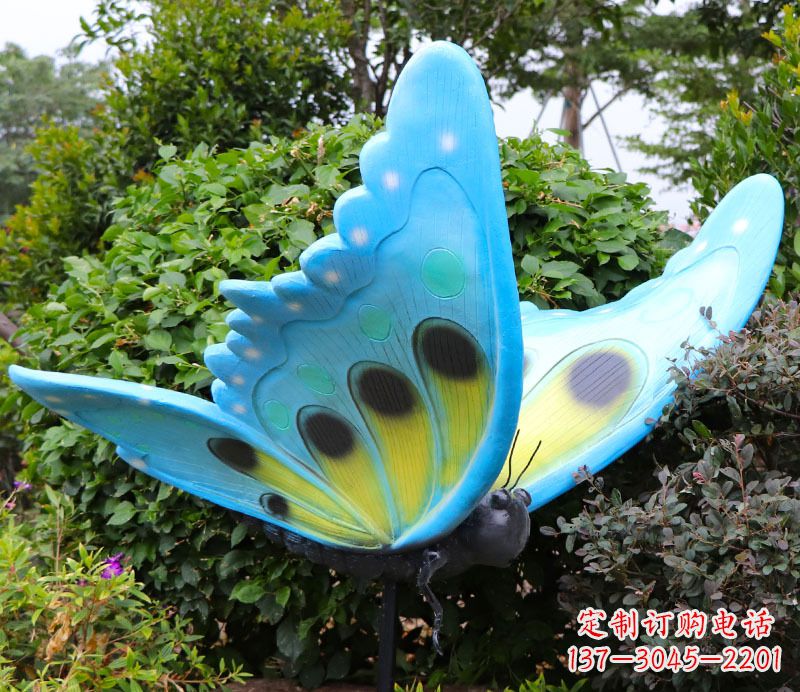 福州玻璃钢树脂仿真蝴蝶雕塑