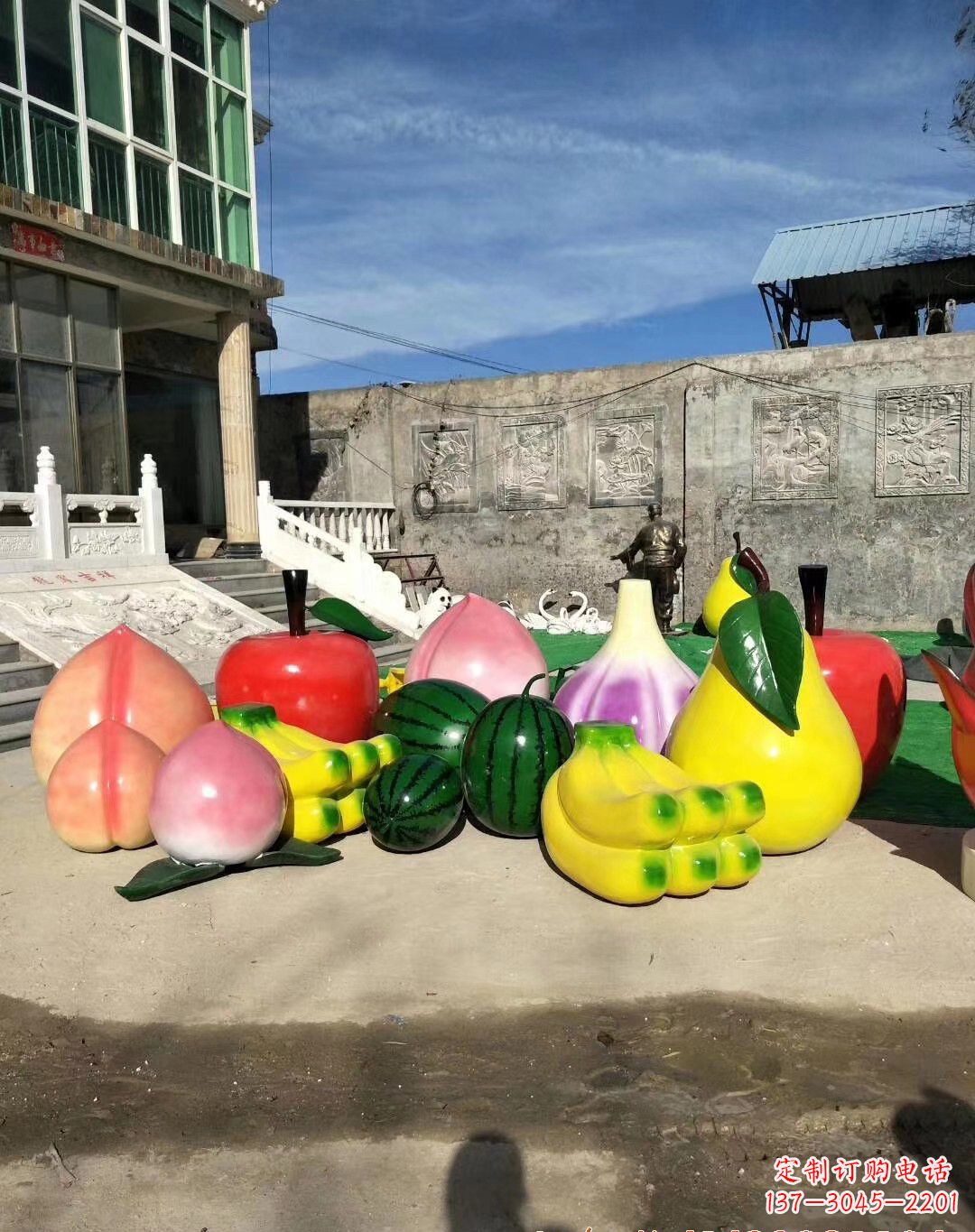 福州玻璃钢水果雕塑一种别致的艺术
