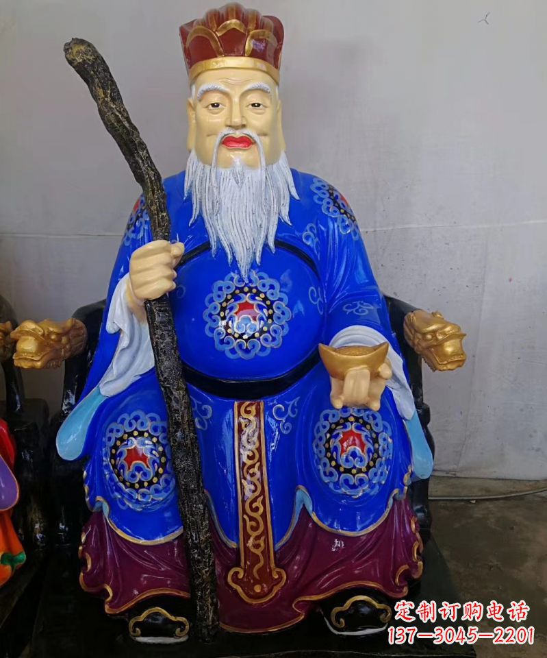 福州玻璃钢土地公土地婆神像