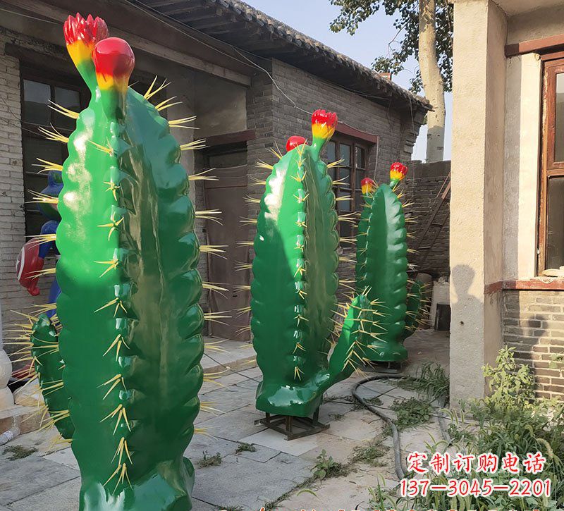 福州玻璃钢仙人掌景观雕塑
