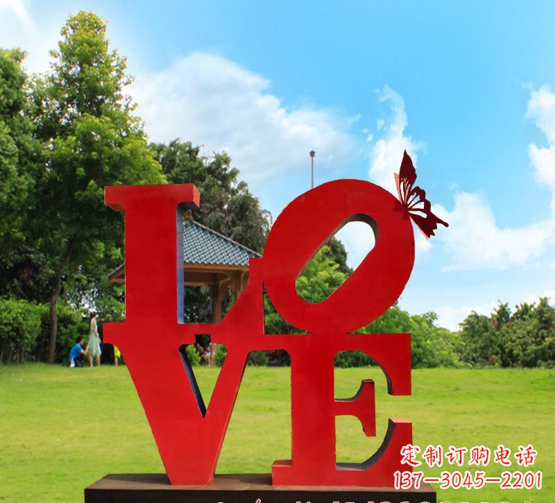 福州不锈钢Love雕塑给世界带来爱的美