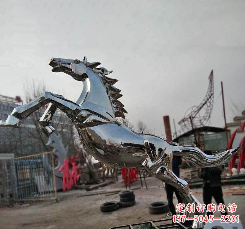 福州不锈钢奔跑马雕塑驰骋在人间的艺术精灵