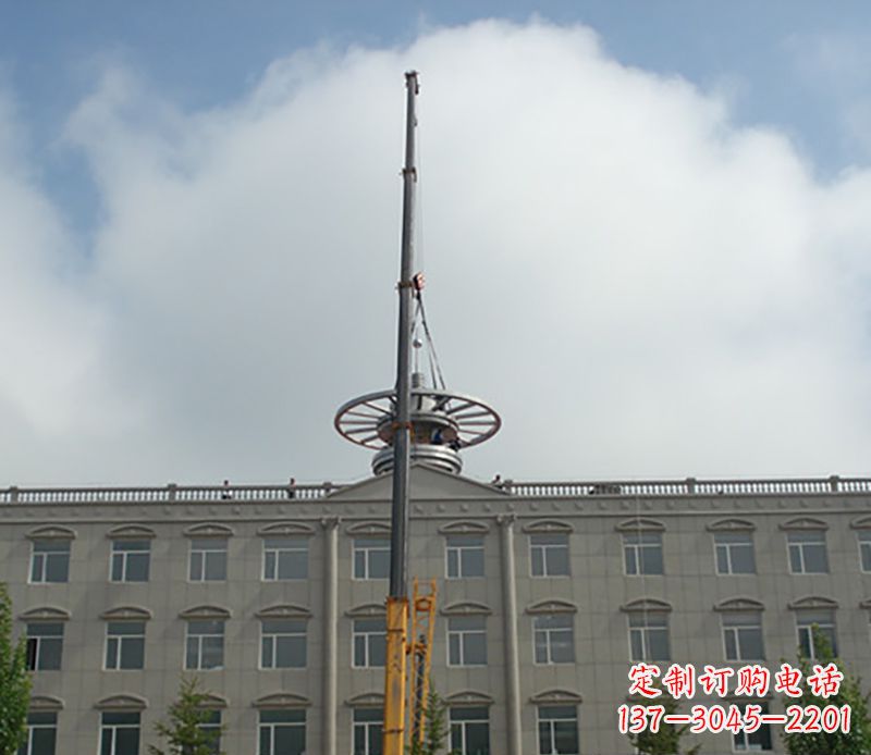 福州不锈钢避雷针雕塑——安全保护灵感之源