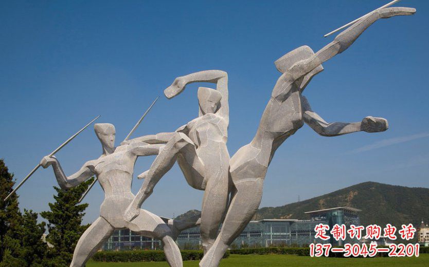 福州不锈钢标枪雕塑一种新型的艺术形式