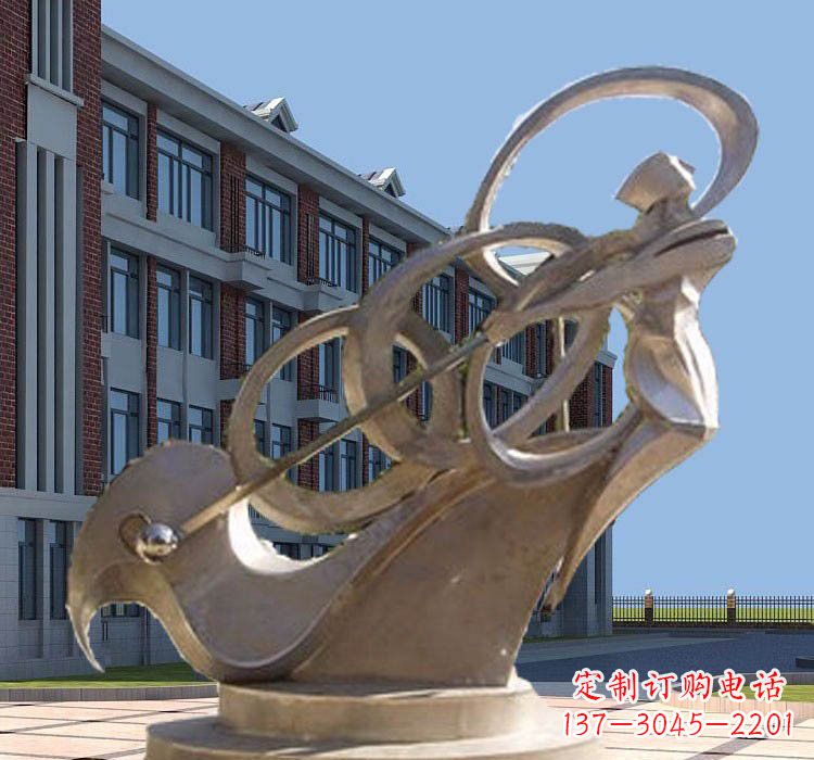 福州不锈钢制作的高尔夫球雕塑