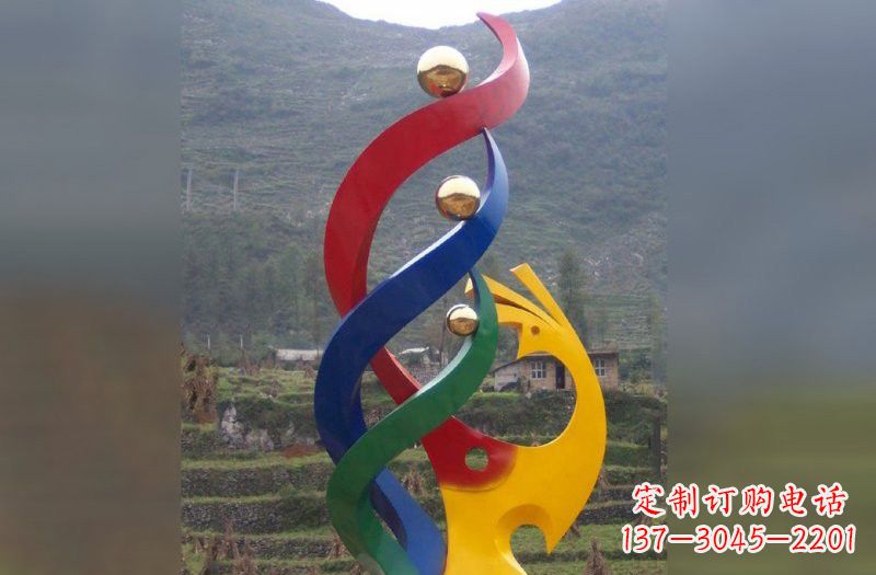 福州不锈钢凤凰雕塑象征着精致的美