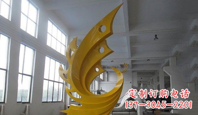 福州不锈钢凤凰雕塑——给生活添彩
