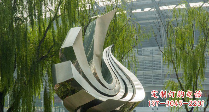 福州不锈钢凤凰雕塑美丽的象征