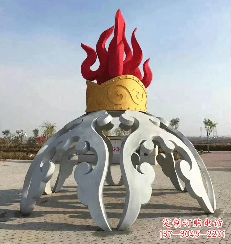 福州不锈钢拱门雕塑精致而又充满艺术气息