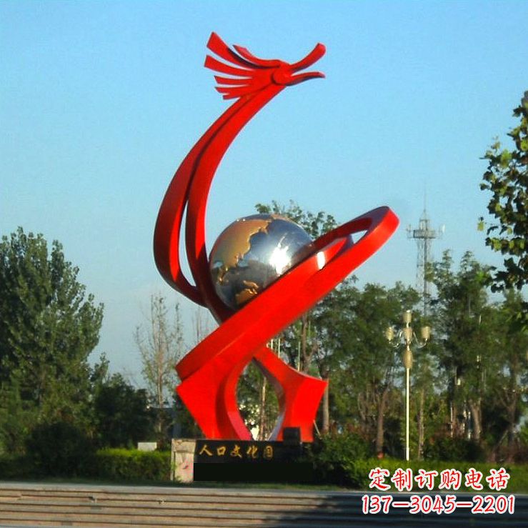 福州不锈钢创意龙形景观雕塑——点缀城市园林公园广场