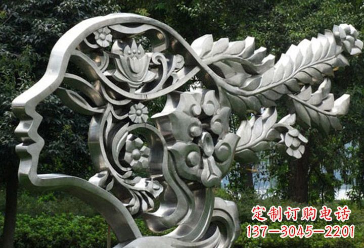 福州不锈钢美女雕塑一种流行的艺术形式
