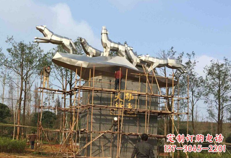 福州不锈钢动物雕塑