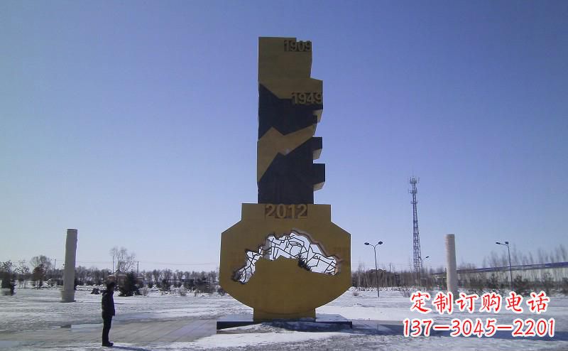 福州不锈钢抽象钥匙雕塑——精美装饰品