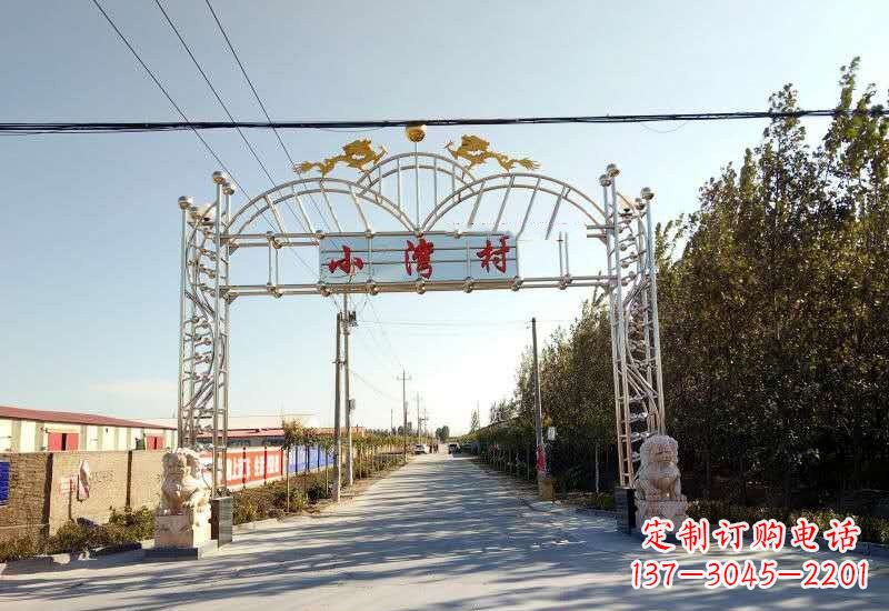 福州不锈钢牌坊雕塑让美丽的传统永存