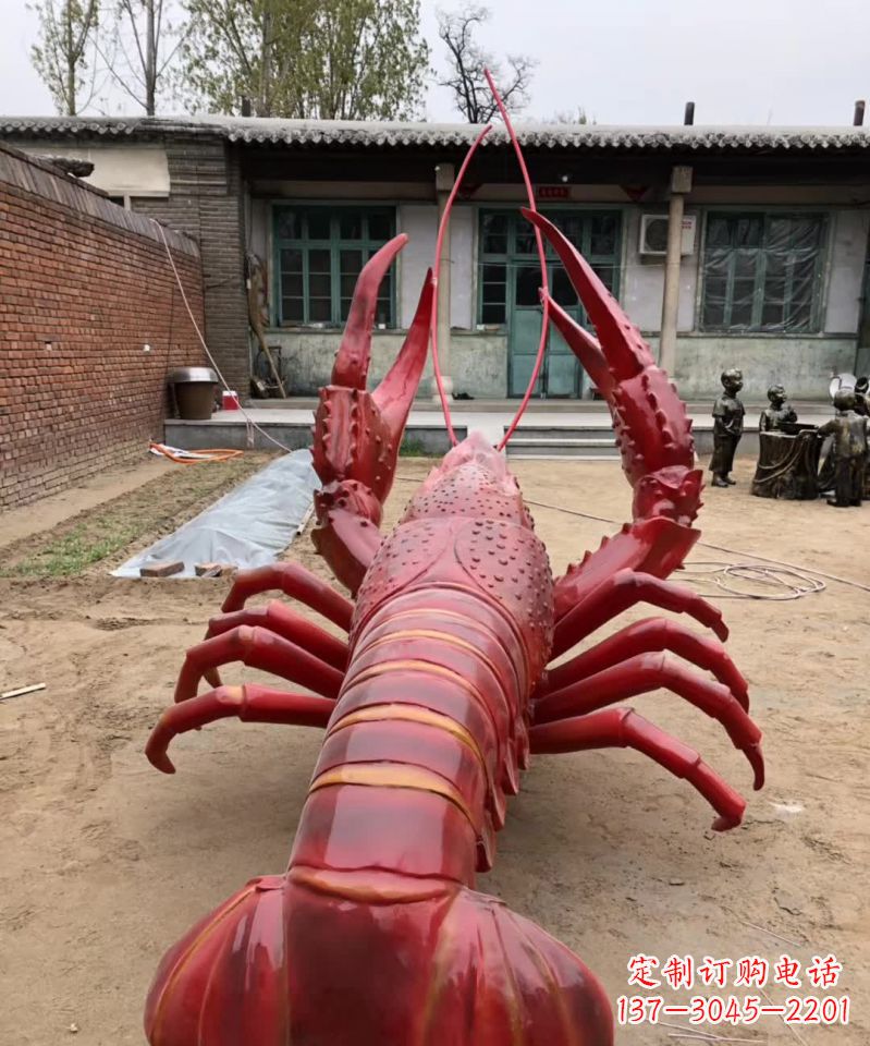 福州不锈钢大龙虾雕塑雕塑之美