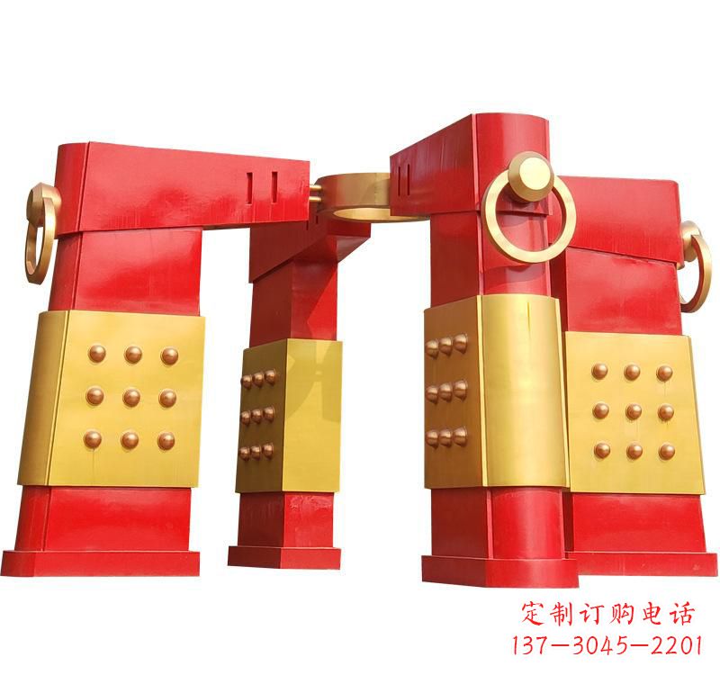 福州不锈钢大型拱门雕塑——传承文化精髓