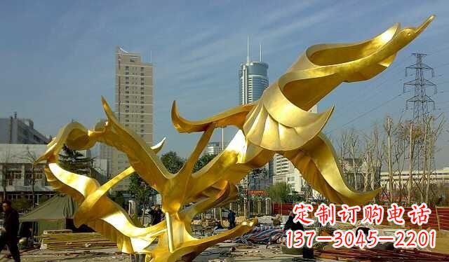 福州不锈钢大雁雕塑——一件传承中华文化的艺术杰作