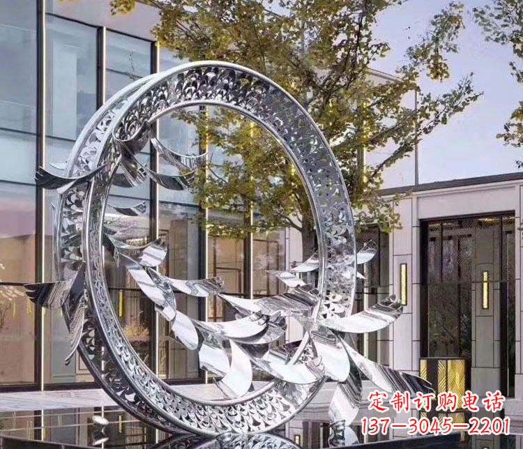 福州大雁雕塑象征着永恒的美丽