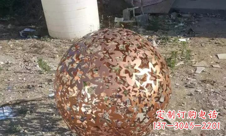 福州不锈钢地球仪雕塑精美的艺术装饰