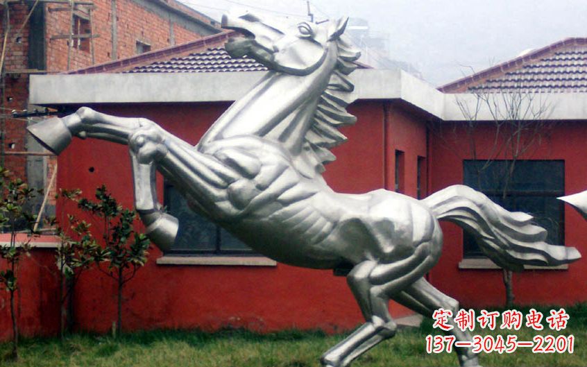 福州不锈钢奔马雕塑令人叹为观止的艺术杰作