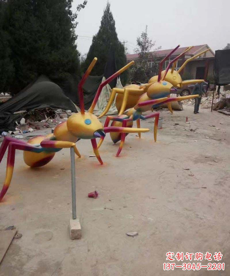 福州精美的不锈钢蚂蚁雕塑