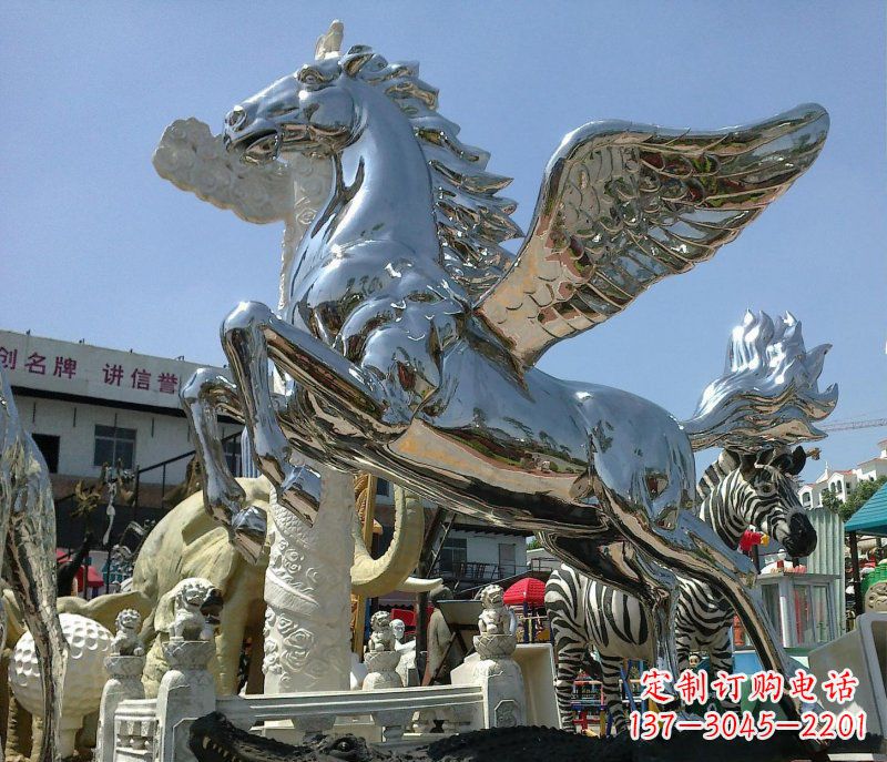 福州不锈钢飞马雕塑——一座令人惊叹的艺术品