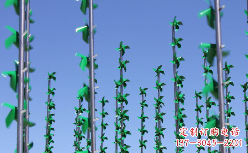 福州不锈钢风车雕塑灵动而又精致