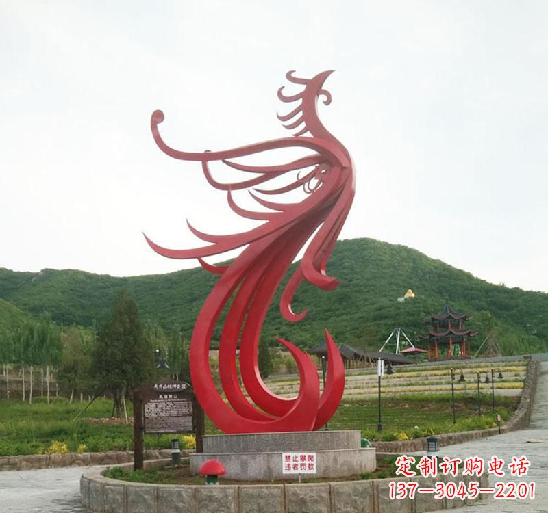 福州不锈钢凤凰展现古老文明的传承