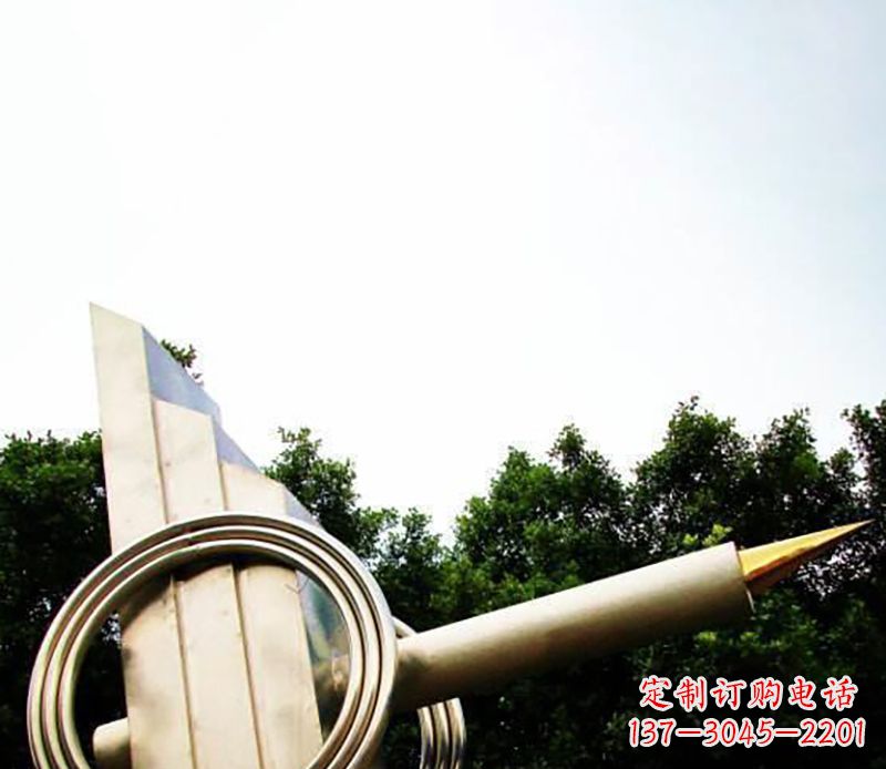 福州不锈钢钢笔雕塑把简单的钢笔变成艺术品