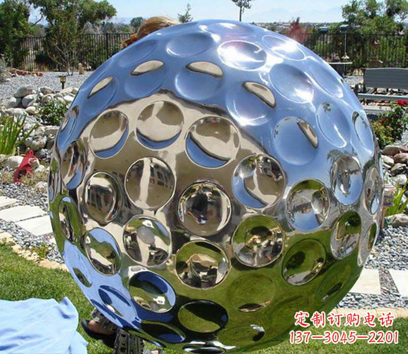 福州精致的不锈钢高尔夫雕塑