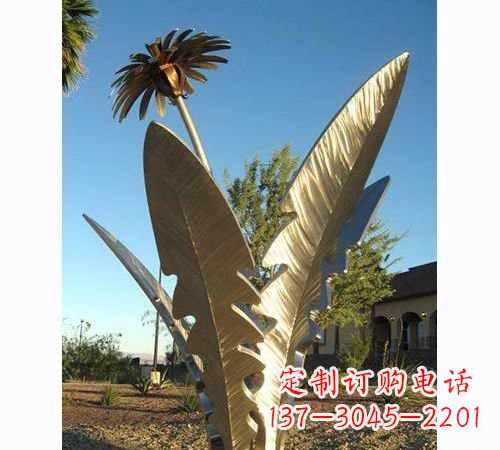 福州不锈钢蒲公英雕塑——点缀公园美景
