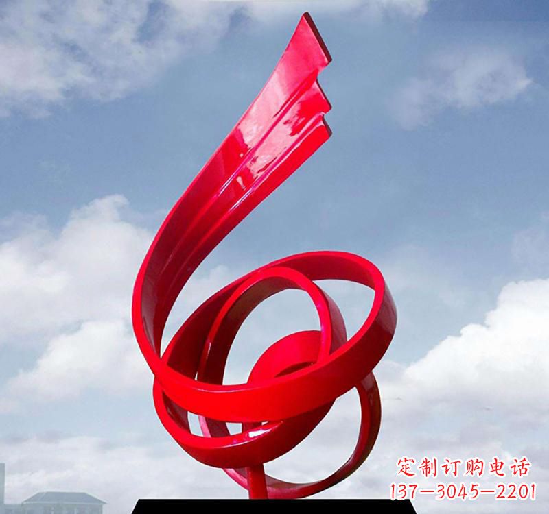 福州美丽的飘带雕塑——城市的精灵