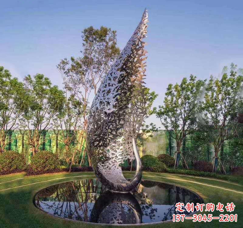 福州不锈钢凤凰雕塑精美绝伦