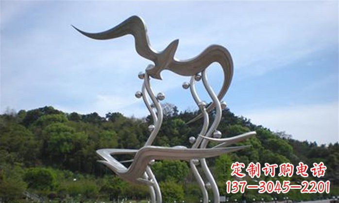 福州海鸥雕塑传递自然之美
