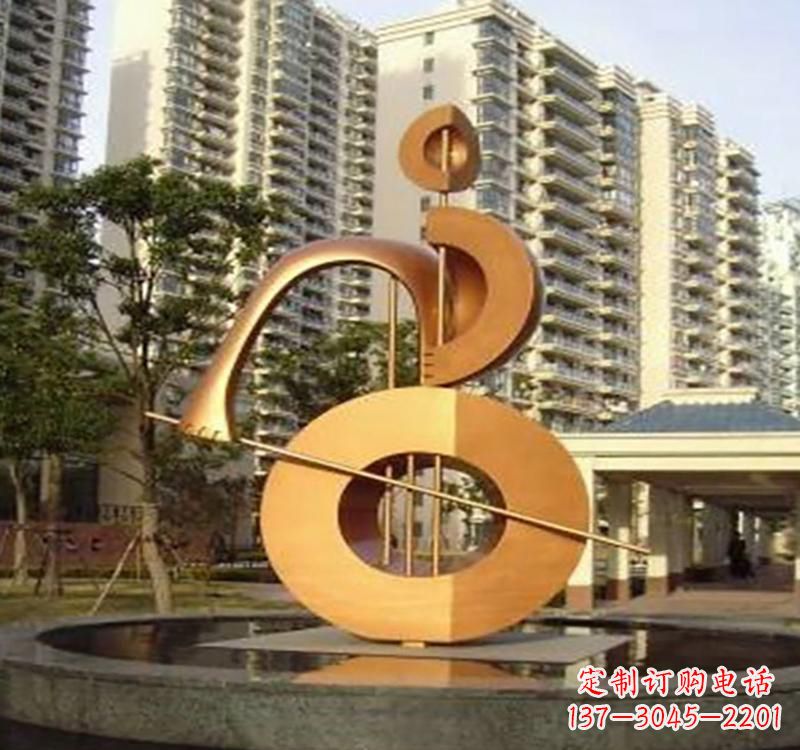 福州不锈钢葫芦乐器雕塑精致的艺术瑰宝