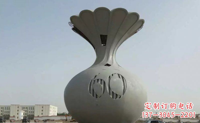 福州不锈钢花篮雕塑精美绝伦