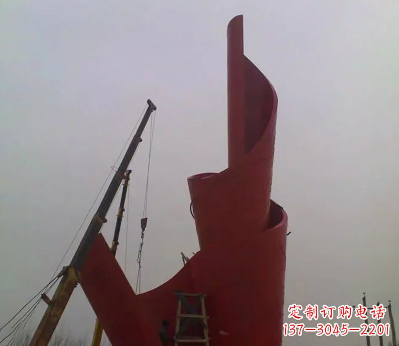 福州不锈钢火炬雕塑点燃社会进步的火炬