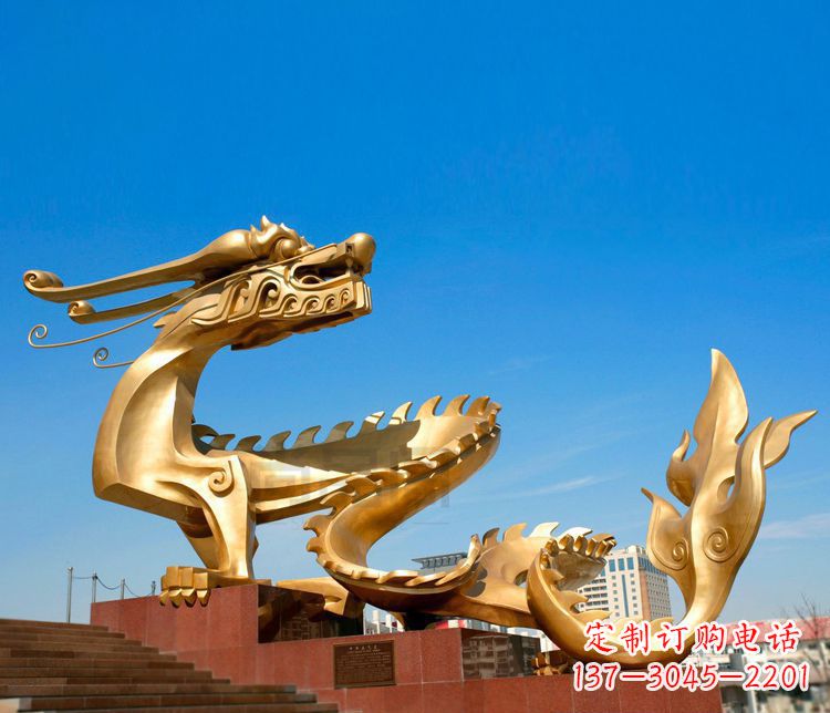 福州不锈钢金龙——雕塑之美