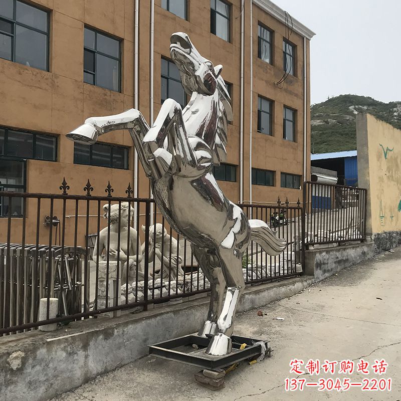 福州不锈钢马雕塑精美绝伦