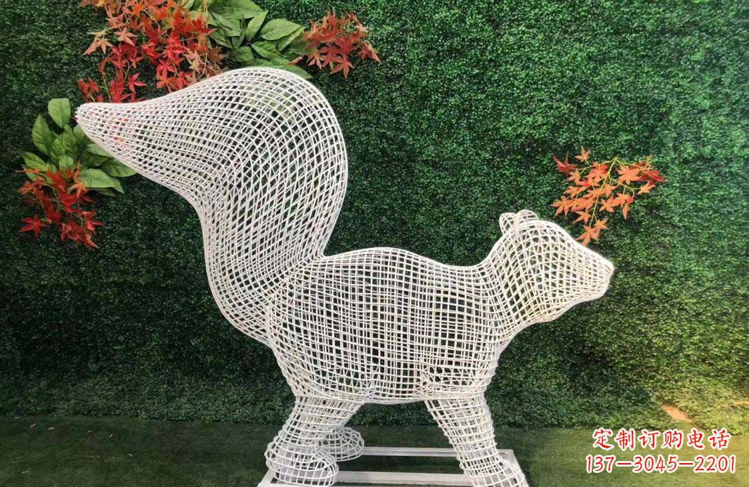 福州不锈钢松鼠雕塑艺术与精美结合