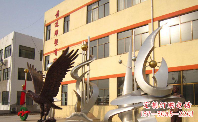 福州不锈钢雄鹰雕塑